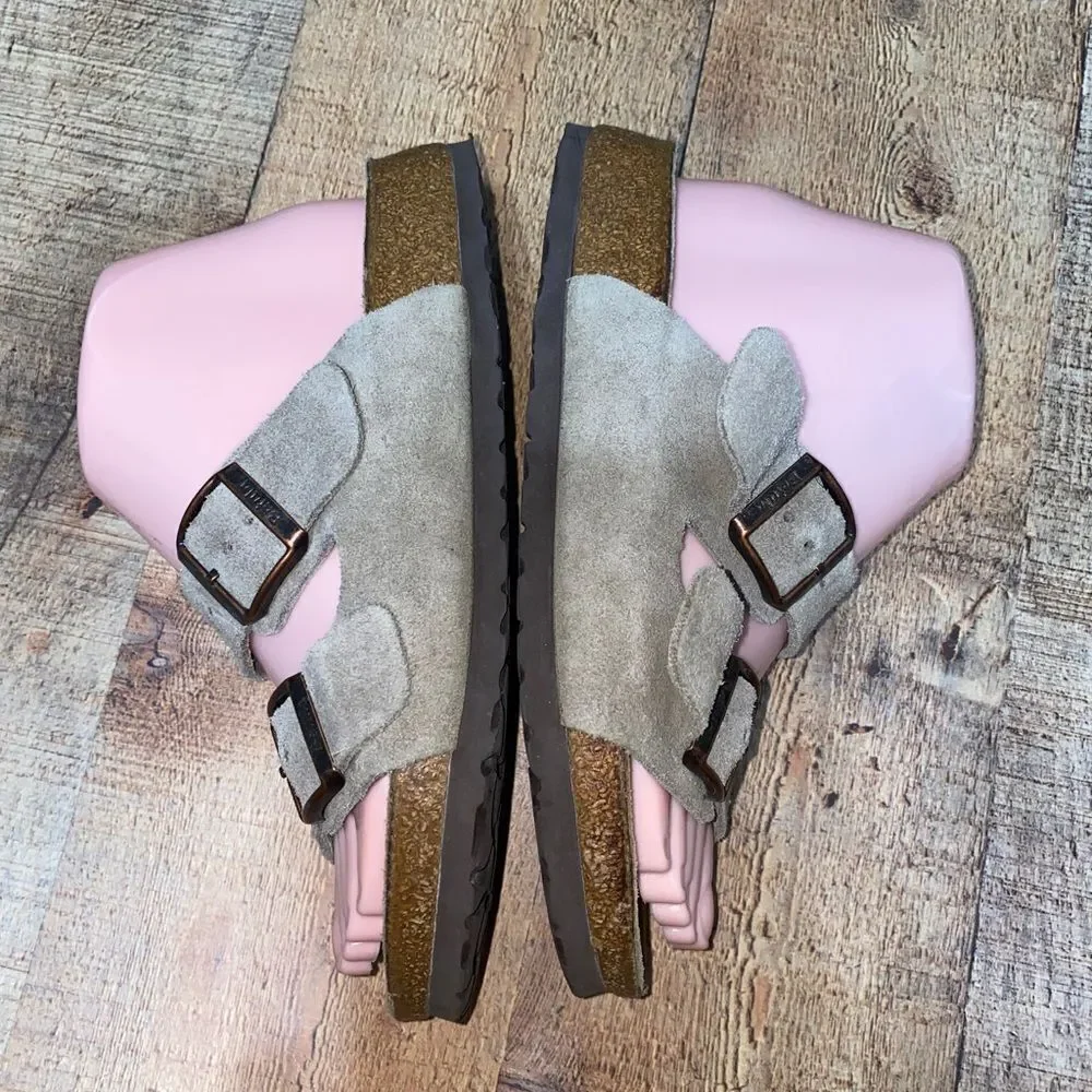Betula Birkenstock taupe Arizona sandals 36